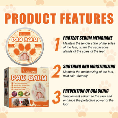 Premium Pet Moisturizing Claw Balm for Cats and Dogs