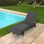 SALEM PE WICKER CHAISE LOUNGE - Korvel