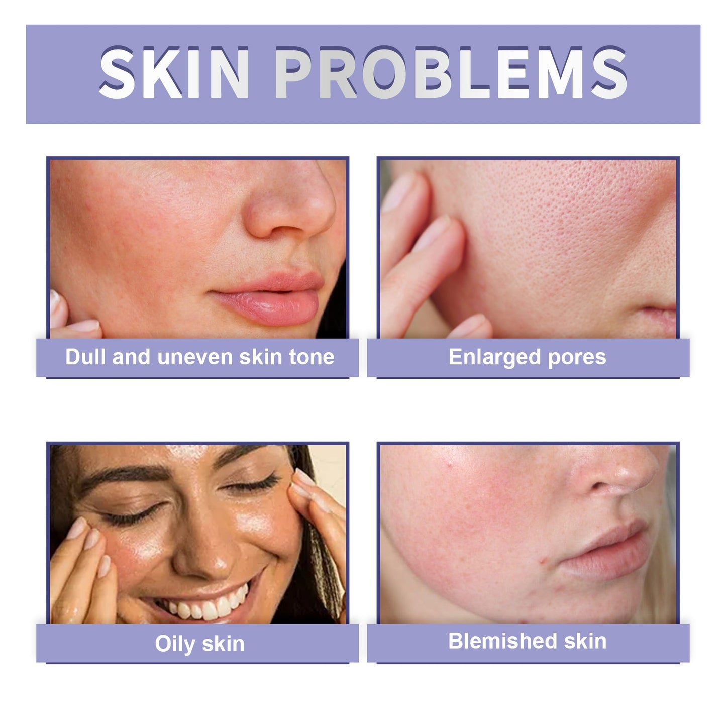 Lavender Matte Powder, Natural Block Defect Containment Light And Durable Is Not Easy To Makeup Base Powdery Cake - Korvel