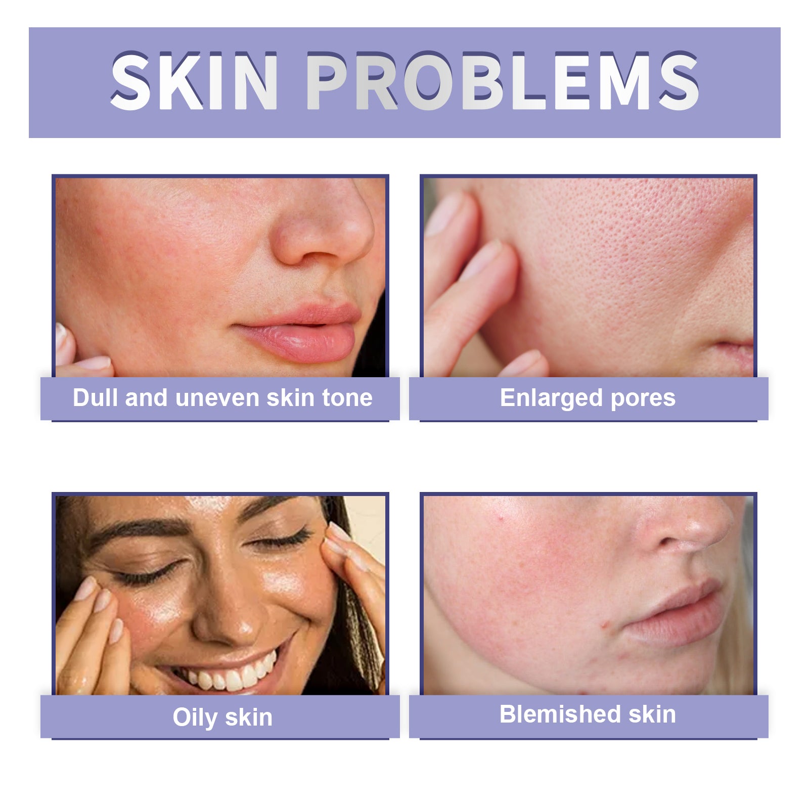 Lavender Matte Powder, Natural Block Defect Containment Light And Durable Is Not Easy To Makeup Base Powdery Cake - Korvel