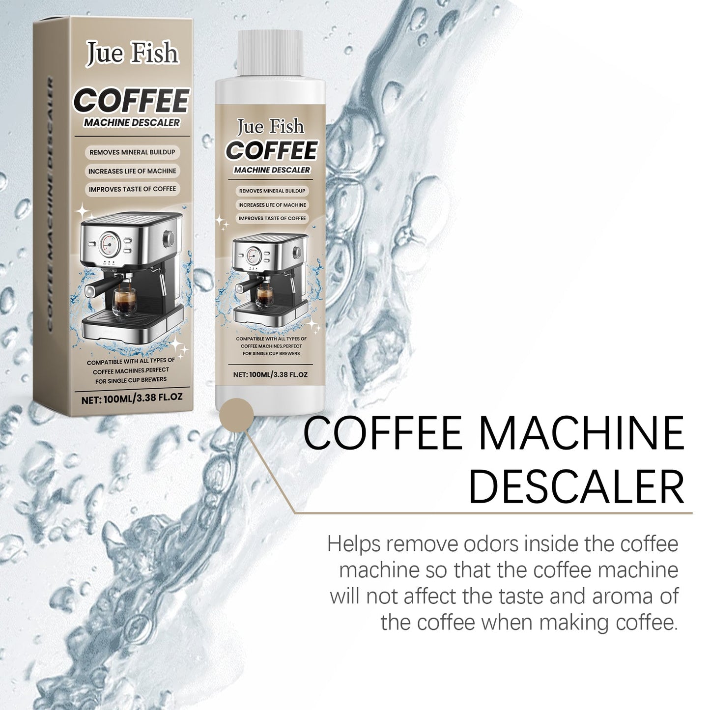 Coffee Machine Scale Remover, Coffee Machine Special Detergent Scale Stain Cleaning And Refurbishing Agent - Korvel