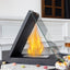 Desktop Triangle Alcohol Burning True Fire Fireplace Portable Viewing Heating Pit Outdoor Portable - Korvel