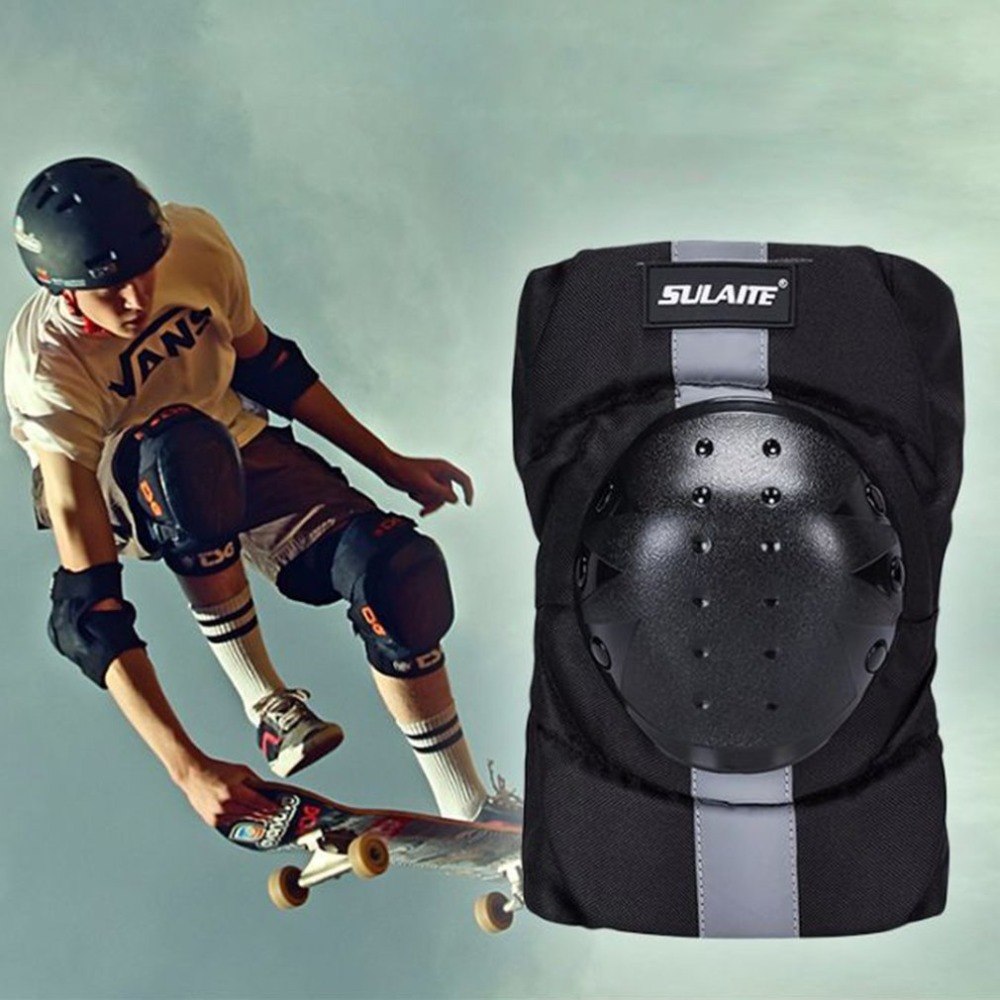 Riding Elbow Pads Knee Skating Extreme Off-road Outdoor Sports Protective Gear Reflective Skating Shatter-resistant Protection - Korvel