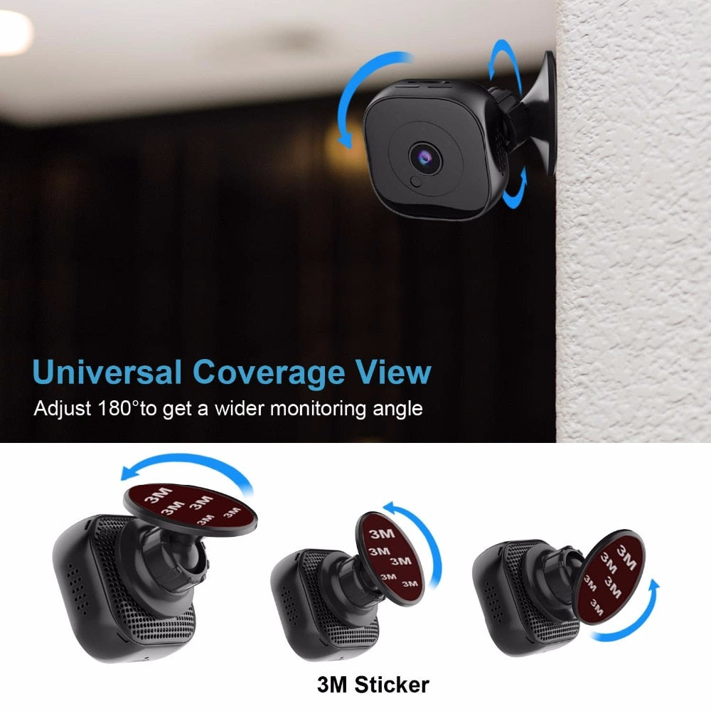 HD 1080P Mini WiFi Camera with Night Vision