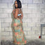 Robe longue sans bretelles et dos nu pour femmes élégante