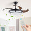 Modern Minimalist Invisible Ceiling Fan Light