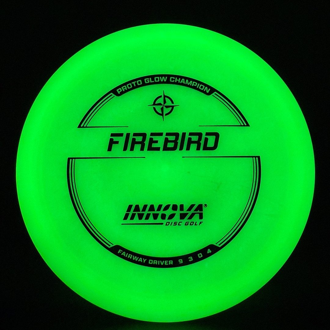 Proto Glow Champion Firebird Disc Golf Disc