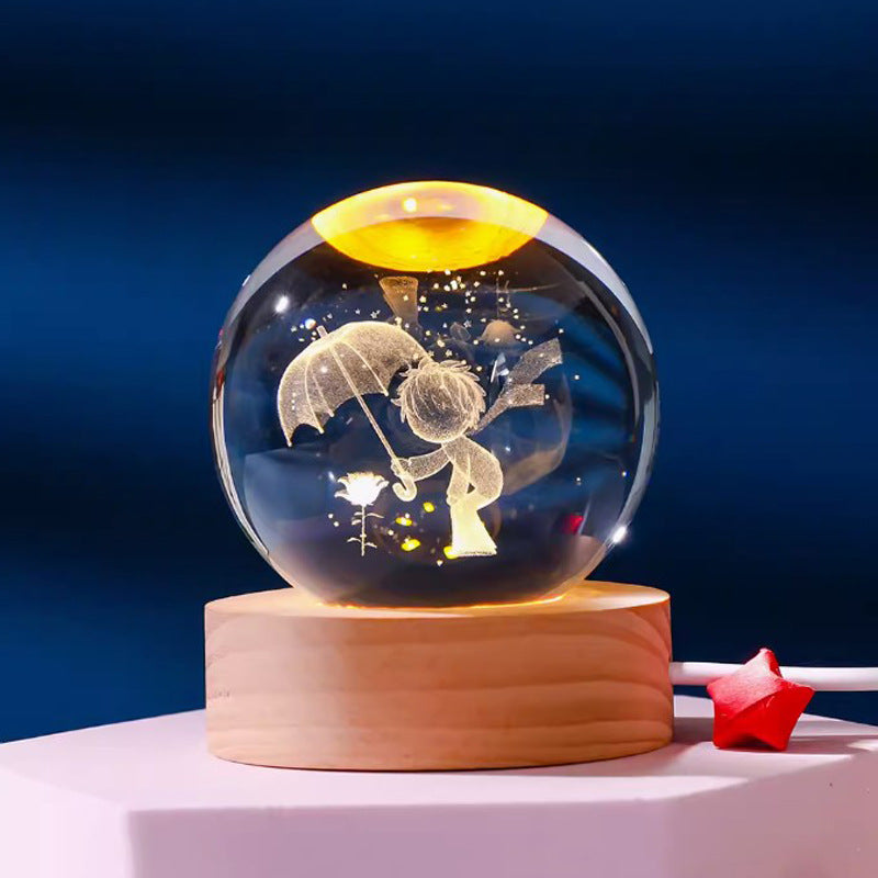 Starry Sky 3D Micro Landscape Crystal Ball Ornament