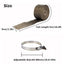 Adjustable Fireproof Stove Pipe Wrap with Clamps - 5m x 5cm