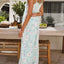 Elegant Printed Wide Leg Jumpsuit with Pockets
