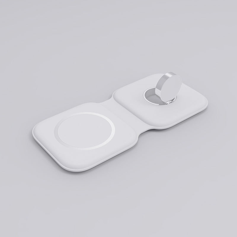 3-in-1 dual foldable wireless charger suitable for wireless charging of Apple Watch and iPhone - Korvel