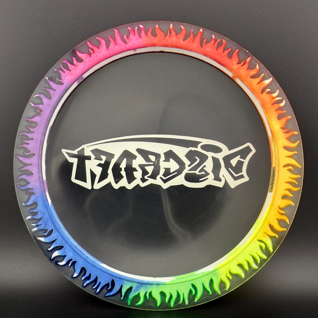 Fly Dye FuZed Scorch - Graffiti Bar Stamp Disc Golf Driver