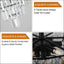 Black large crystal chandelier, modern style chandelier, dining room, living room, bedroom - Korvel
