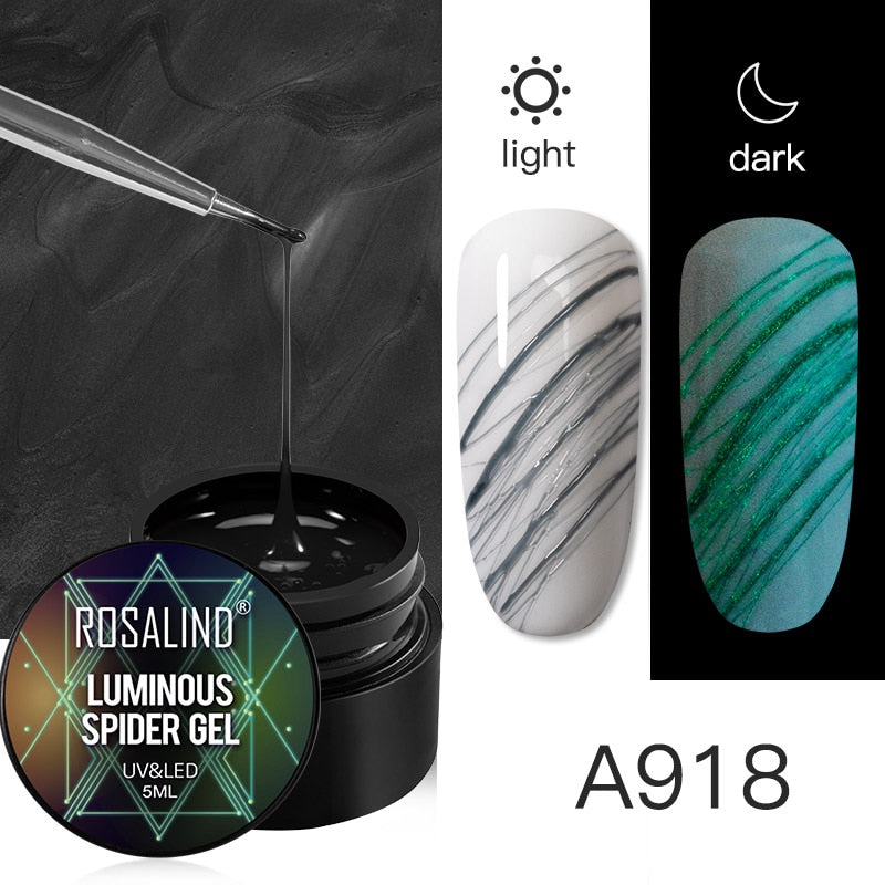 ROSALIND Gel Spider Line Nail Art Polish - 5ml