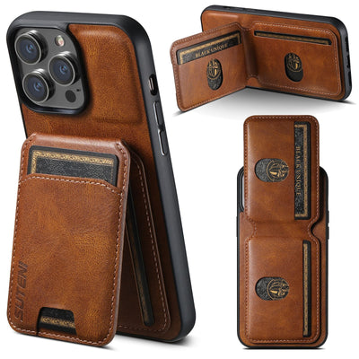 Applicable to iPhone16Plus Apple 14 card slot mobile phone case - Korvel