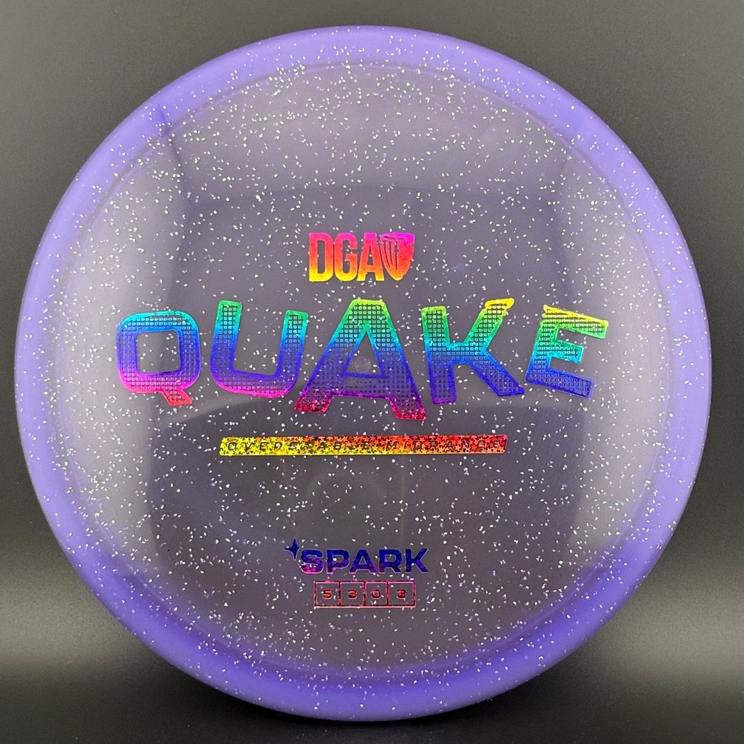 DGA Quake Disc Golf Mid-Range en plastique Spark