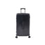 Luggage Set 4 pcs (20"/24"/29"/Travel Bag), PC+ABS Durable Lightweight Luggage with Collapsible Cup Holder TSA Lock, Black - Korvel
