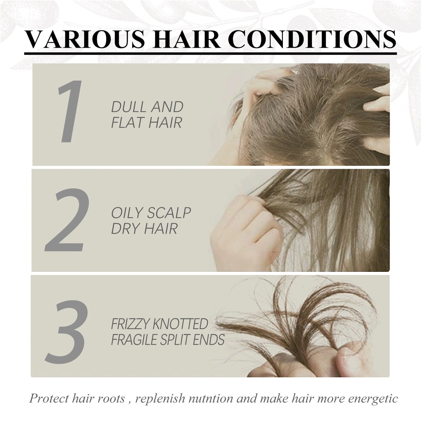 Rosemary Hair Mask Deeply Nourishes And Softens Hair, Repair Dry Hair And Fluff Hair Treatment Hair Mask - Korvel