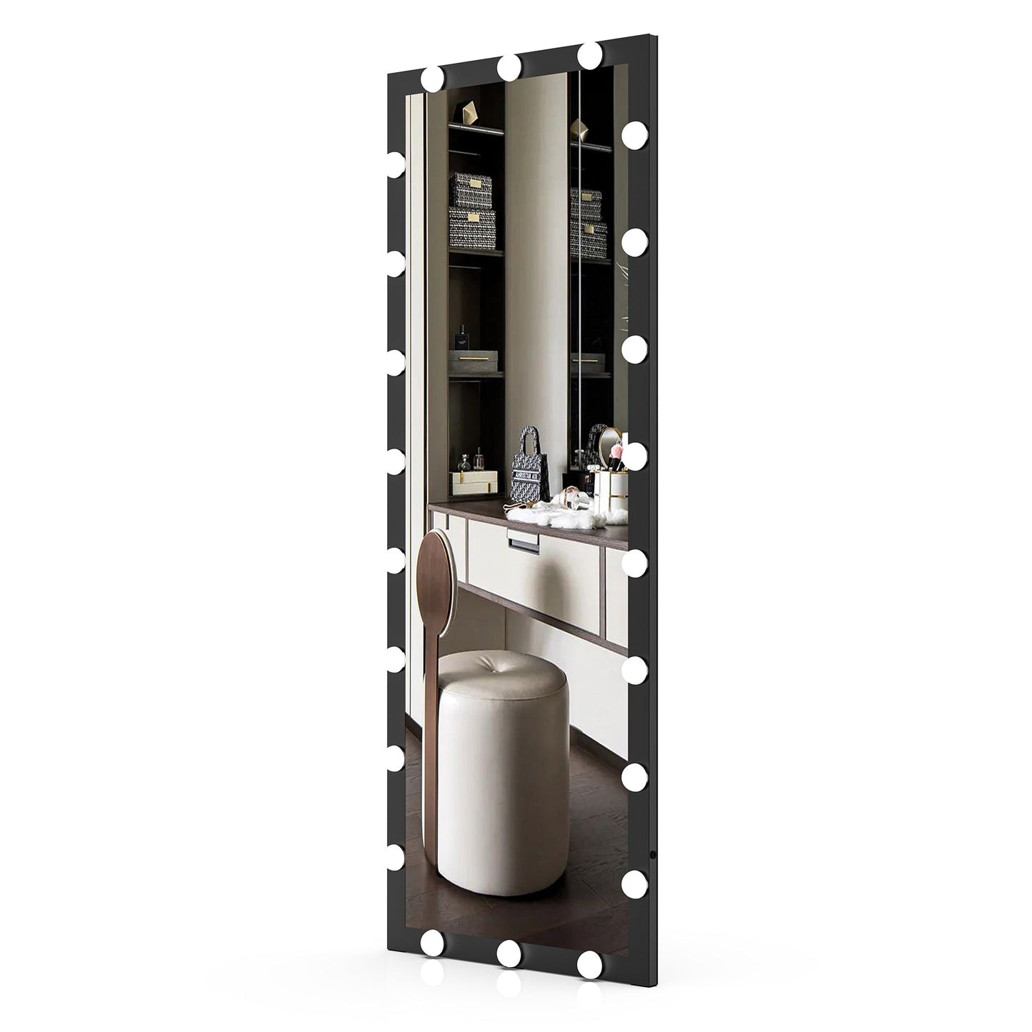 Illuminated Full Body Makeup Mirror - 63x24 Inch
