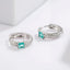 925 sterling silver daily versatile platinum plated earrings jewelry - Korvel