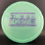Metal Flake Glow C-Blend Glyph Disc Golf Putter