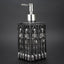 Creative home square bathroom hand sanitizer bottle decoration with a multi sided skull liquid bottle in the underground cave - Korvel