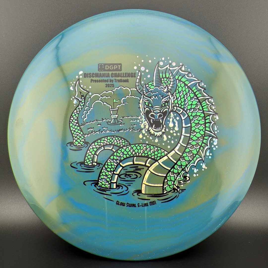 Glow Swirl S-Line MD1 - Disque Exclusif du Défi Discmania