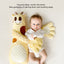 Coussin Apaisant en Peluche pour Bébé - Cerf Rose