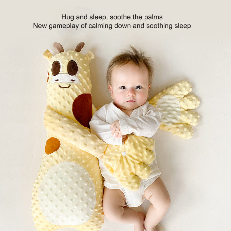 Coussin Apaisant en Peluche pour Bébé - Cerf Rose