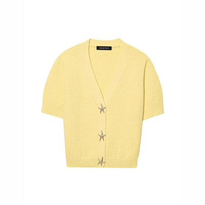 Spring New Style Round Neck Solid Color Loose Knit Sweater