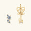 925 Sterling Silver Moissanite Stud Earrings - Korvel
