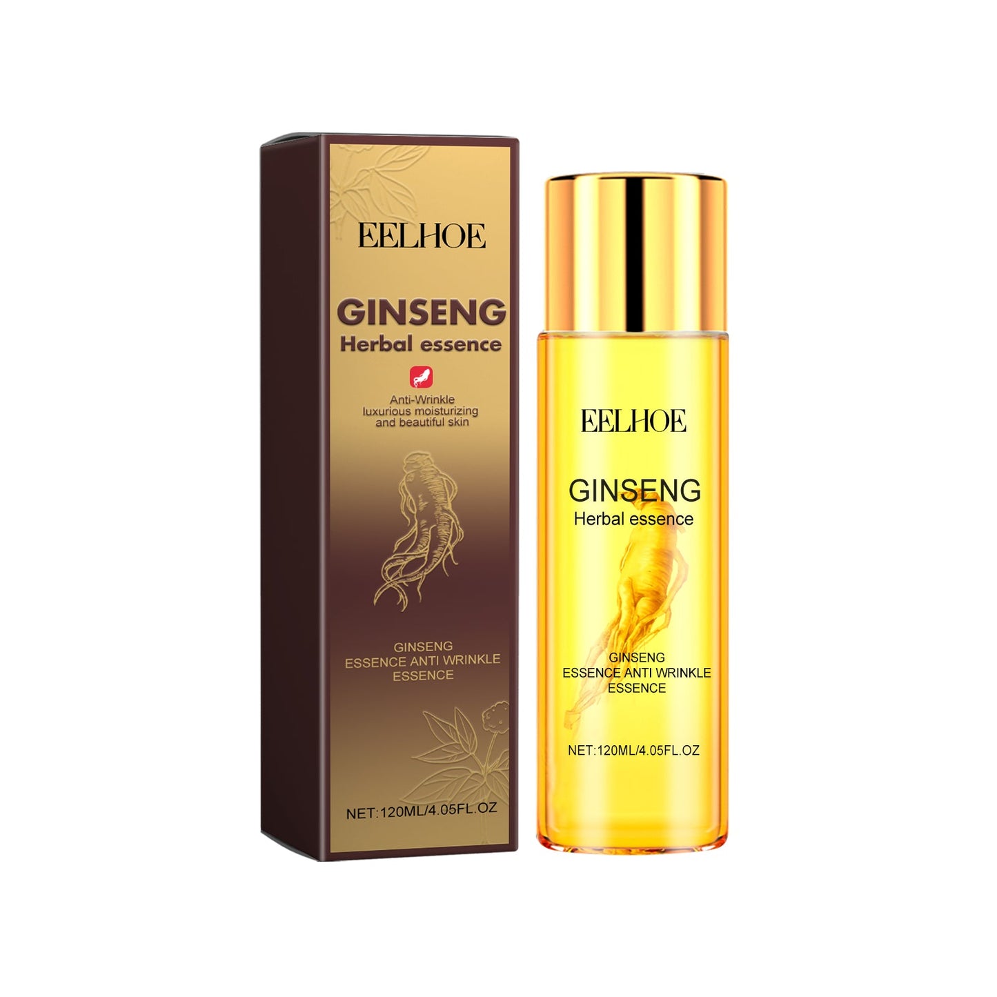 Ginseng Essence Anti Wrinkle Essence, Wrinkles Firming Facial Skin Smooth And Tender And Elastic - Korvel