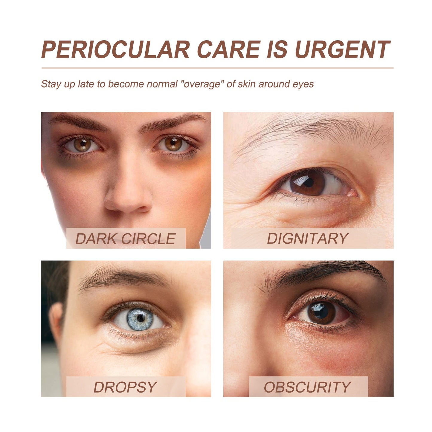 Dark Circles Serum, Light Line Firming Dark Circles Moisturizing Eye Area Repair Serum - Korvel