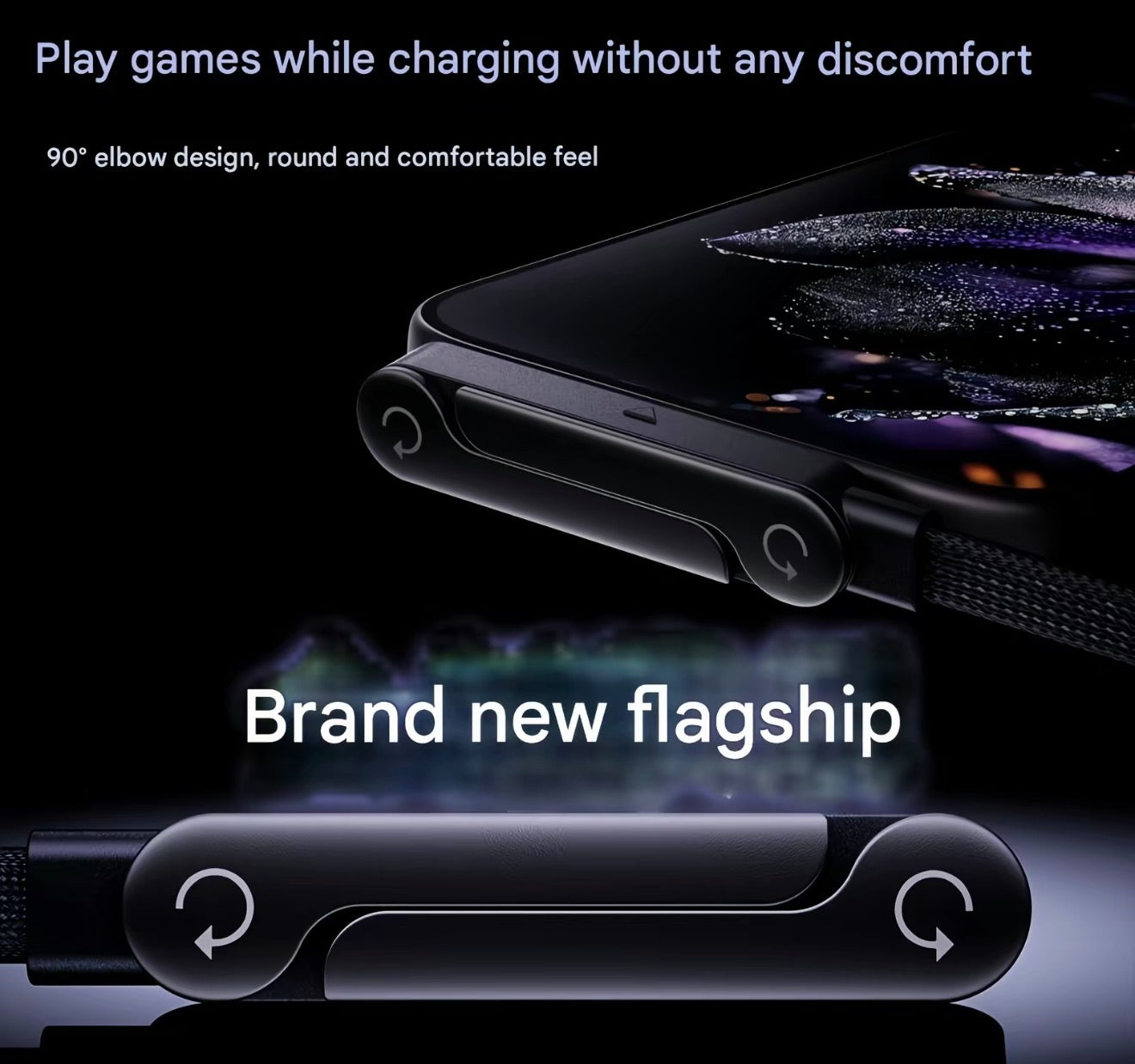ChargeStand 2-in-1 Cable: Fast Charging & Phone Stand