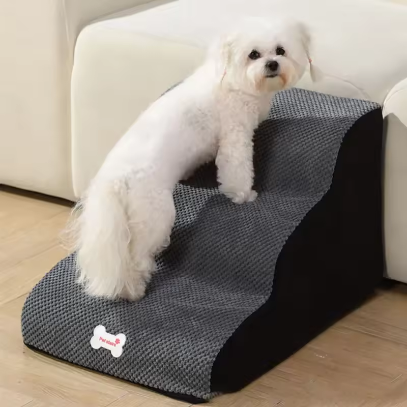 Pet slope stairs anti slip and wear-resistant removable and washable sponge steps - Korvel
