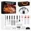 Outdoor Barbecue Tools Stainless steel Barbecue Shovel Set Barbecue Fork Iron Plate Combination New BBQ Barbecue Set - Korvel