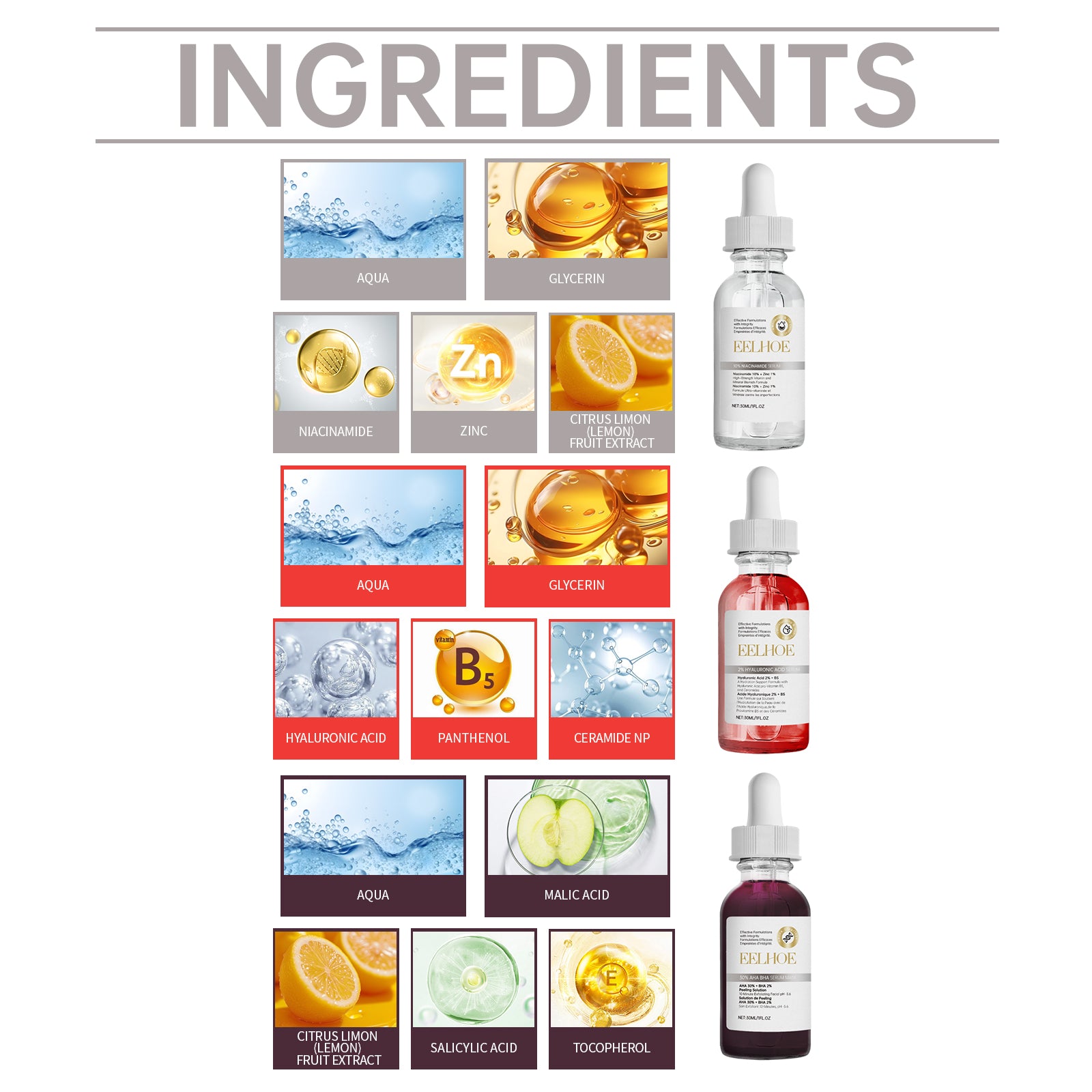Acne Set Facial Cleansing Acne Repair Skin Whitening Acne Print Essence Mask Set - Korvel