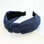 Bandeau en tissu denim noué à la mode pour filles