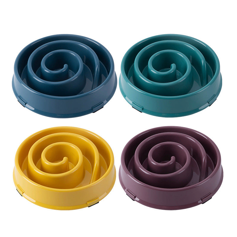 Slow Feeding Bowl for Dogs and Cats Anti-Slip and Anti-Choking Pet Feeder Pet Supplies - Korvel