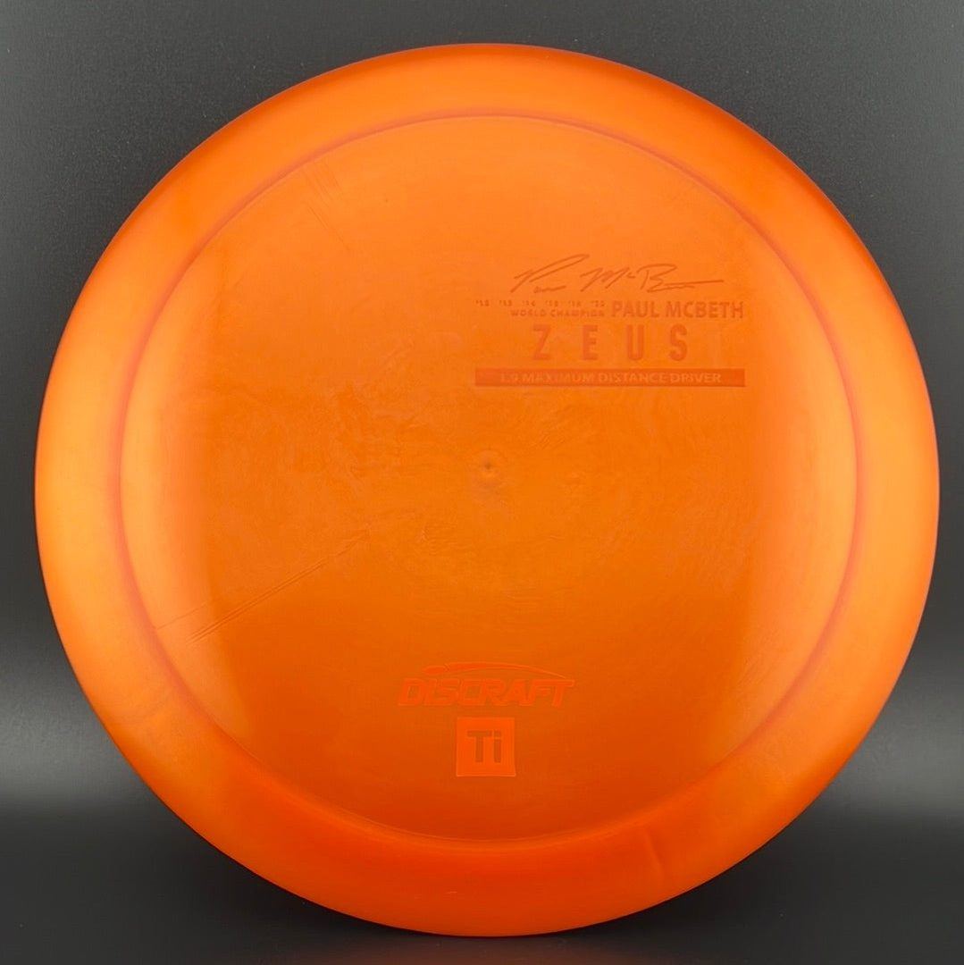 Titanium Zeus - Première édition - Disque en édition limitée de Paul McBeth