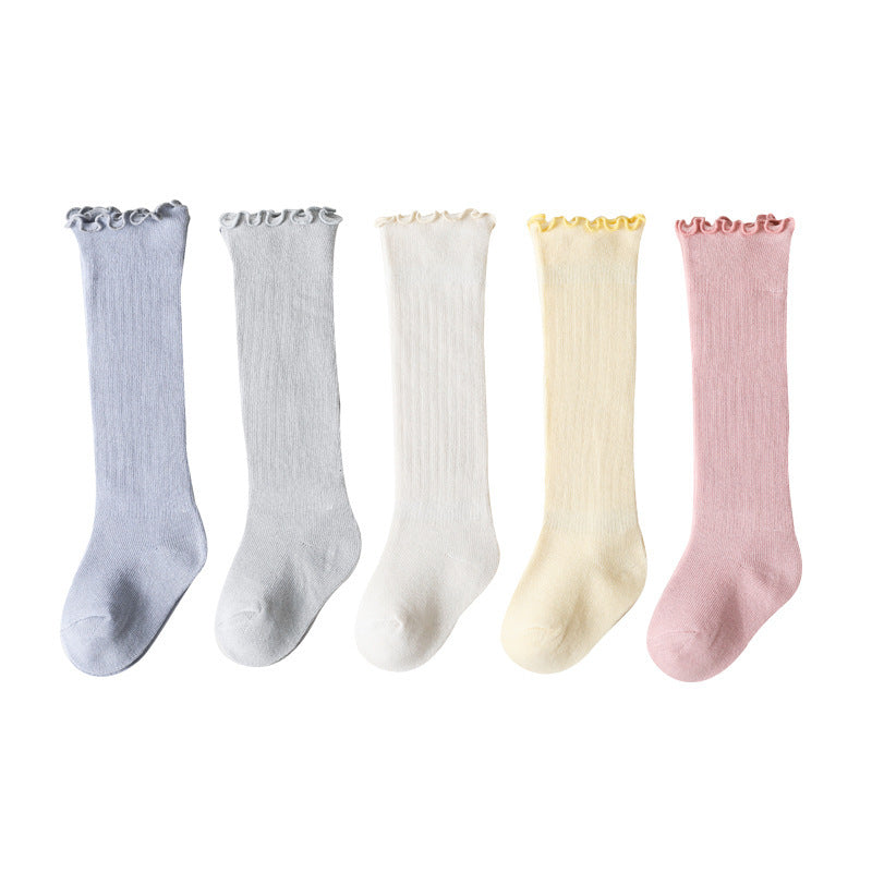 Calcetines de bebé de algodón peinado premium - Colección primavera y verano