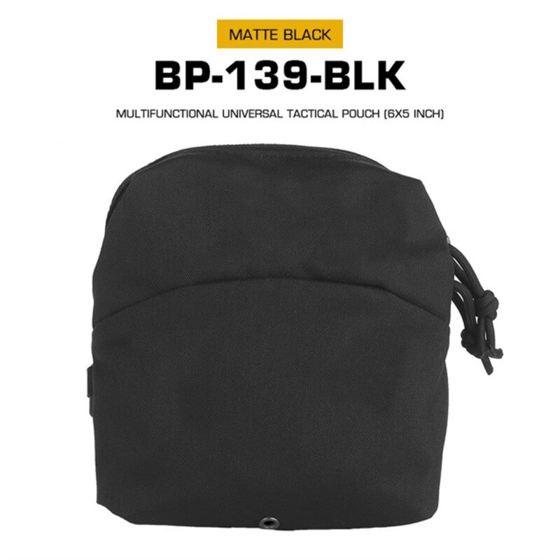 6x5 Inch Tactical MOLLE Pouch for Versatile Storage