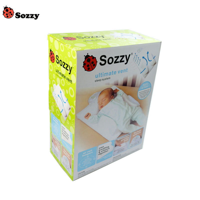 SOZZY Baby Sleep Pad Comfort Baby Pillow Stereotyped Pillow Sleep Pillow Anti-Turnover Anti-Spit Milk Pillow Bed In Bed - Korvel