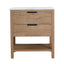 30 Inch Bathroom Vanity Plywood With 2 Drawers-BVB01030IMO-BL9075B - Korvel