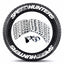Premium Tire Letter Stickers for Car and Motorcycle Decoration