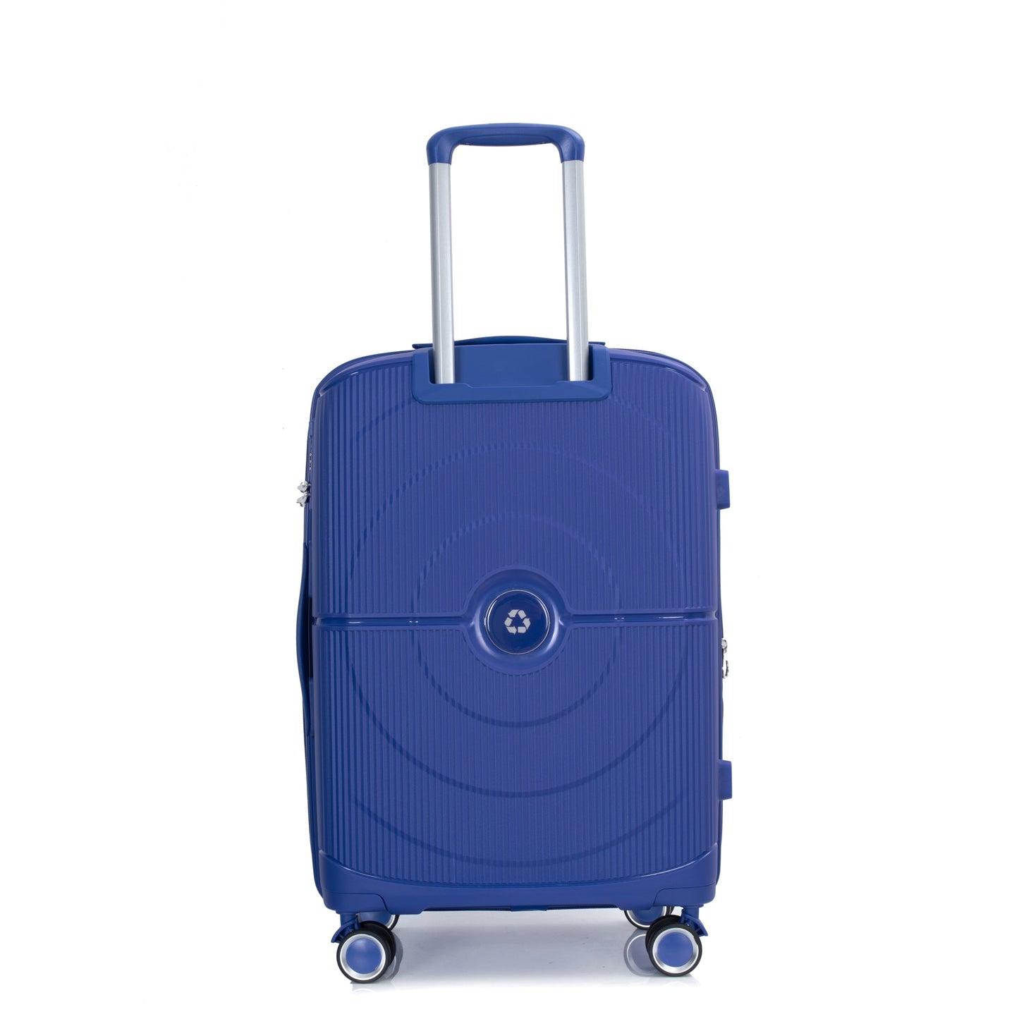 Expandable Hardshell Suitcase Double Spinner Wheels PP Luggage Sets Lightweight Durable ,3-Piece Set (20/24/28) ,Navy - Korvel