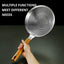Large Stainless Steel Oil Strainer, Commercial Oil Strainer, Lo Mein Strainer, Oil Leak Strainer, Household Lo Mein Strainer - Korvel