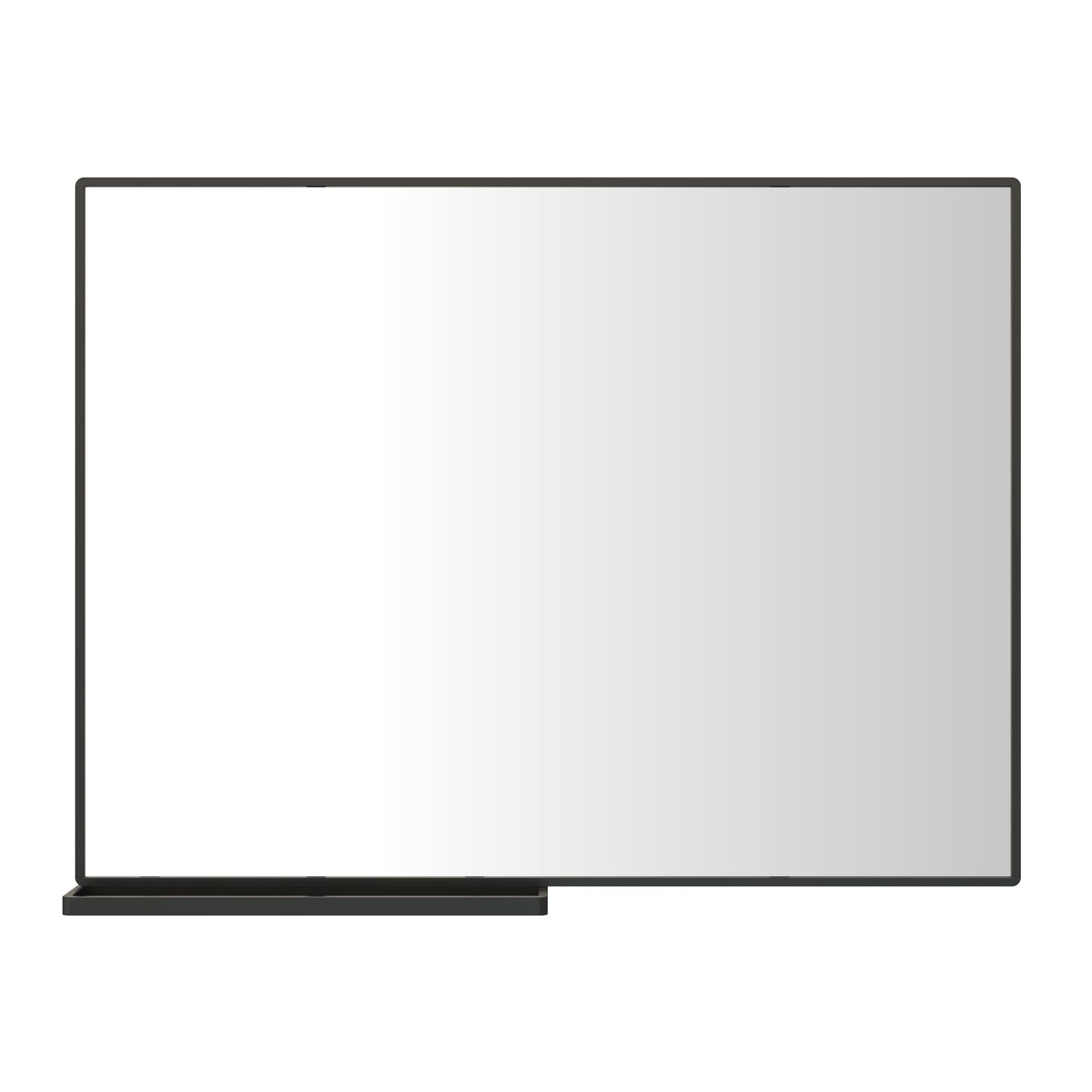 40x30 Inch modern bathroom mirror with storage rack rectangular mirror bathroom living room bedroom hanging mirror - Korvel