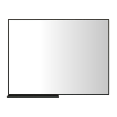 40x30 Inch modern bathroom mirror with storage rack rectangular mirror bathroom living room bedroom hanging mirror - Korvel