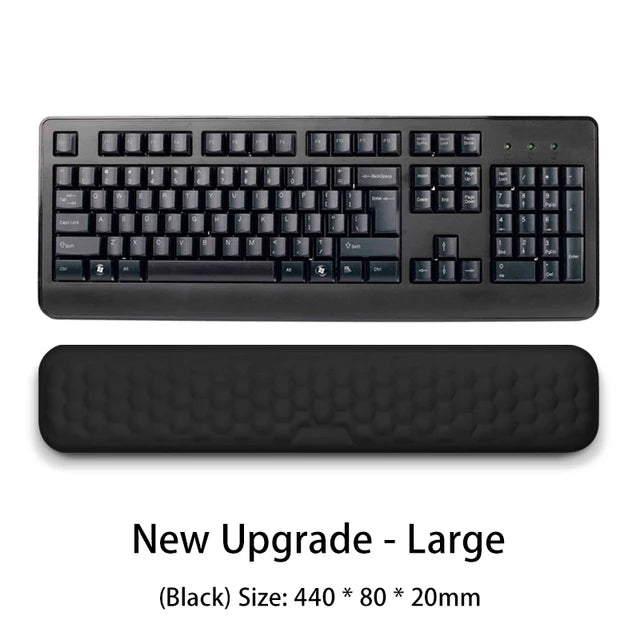 Keyboard mouse wrist rest ergonomic office typing protect relax wrist memory foam mouse pad computer notebook mouse pad - Korvel